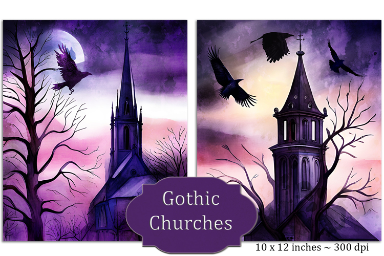 Gothic Church Illustrations