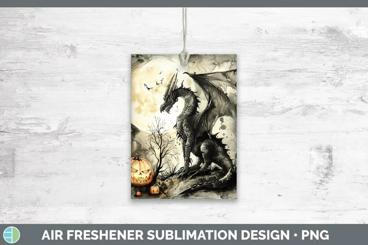 Gothic Dragon Air Freshener Sublimation Car Freshener Design