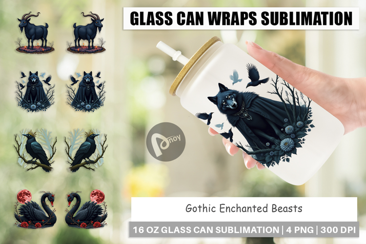 Glass Can Gothic Enchanted Beasts