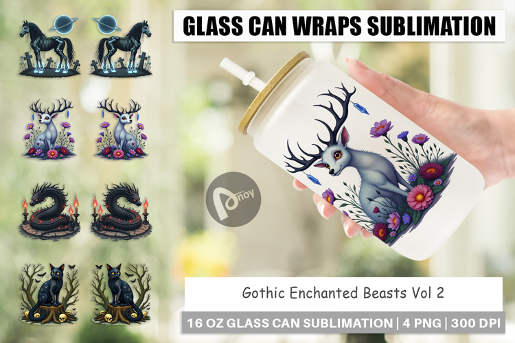 Glass Can Gothic Enchanted Beasts