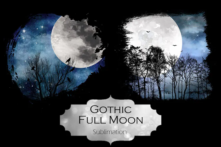 Gothic Full Moon - Sublimation