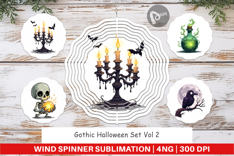 Wind Spinner Gothic Halloween