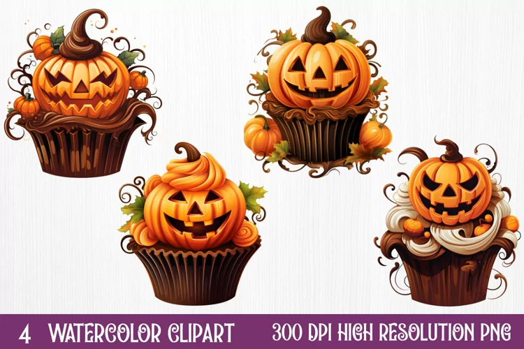 Halloween Cake Sublimation Clipart , Halloween Sublimation
