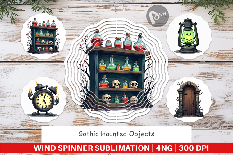 Wind Spinner Gothic Haunted Objects