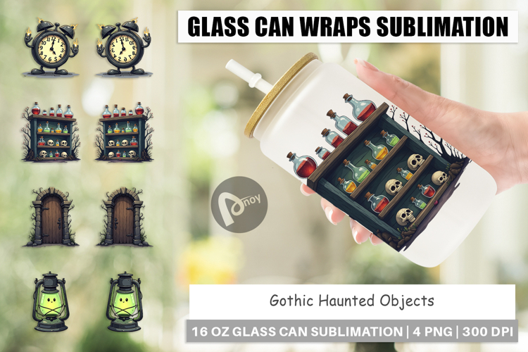 Glass Can Gothic Haunted Objects
