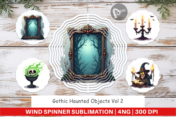 Wind Spinner Gothic Haunted Objects