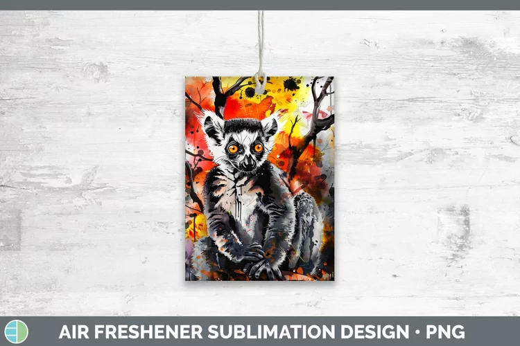 Gothic Lemur Air Freshener Sublimation Car Freshener Designs