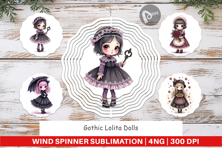 Wind Spinner Gothic Lolita Dolls