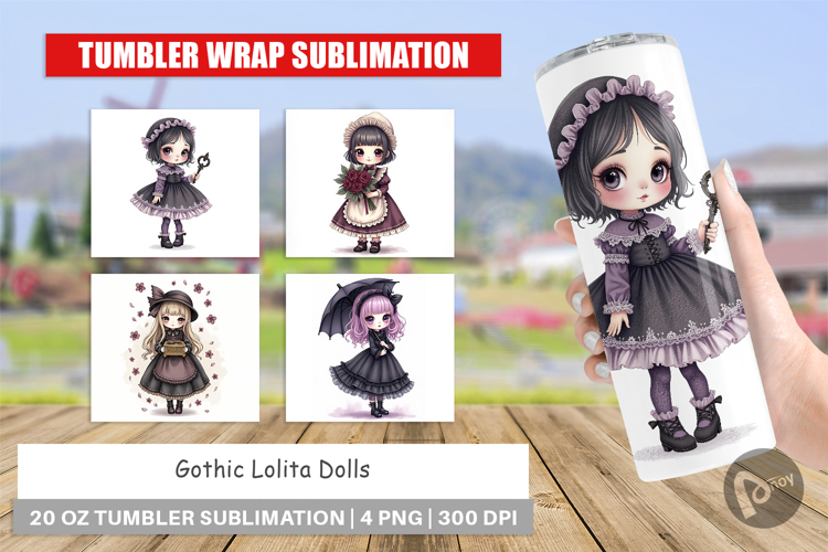 Tumbler Gothic Lolita Dolls