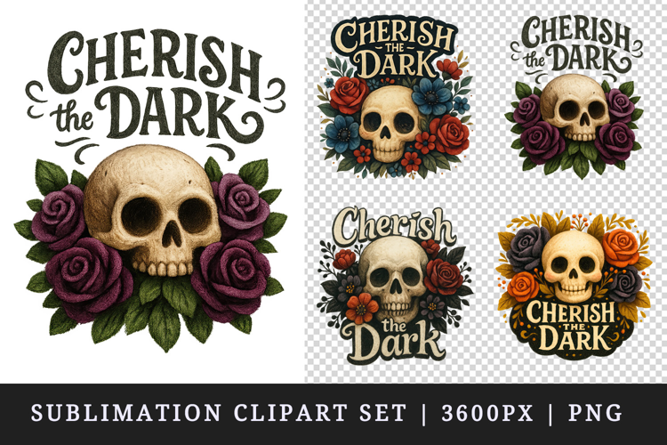 Gothic Quote clipart printable sublimation design png