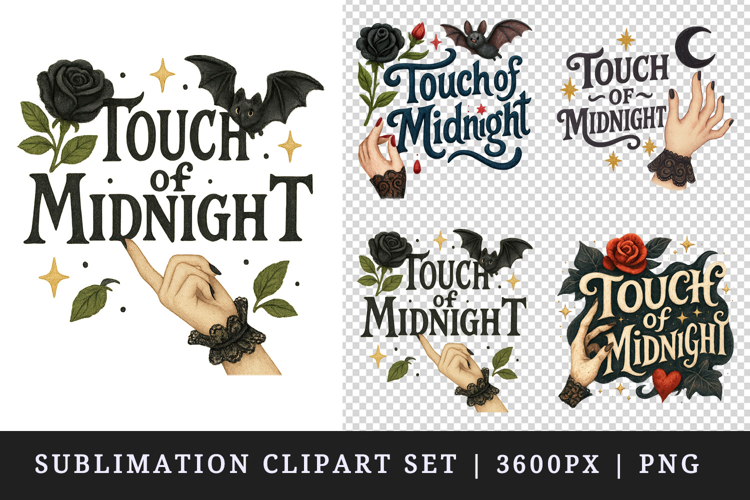 Gothic Quote clipart printable sublimation design png