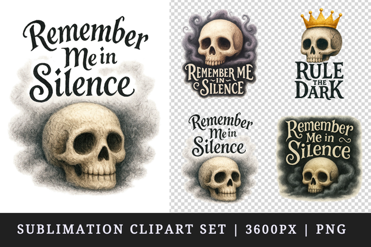 Gothic Quote clipart printable sublimation design png