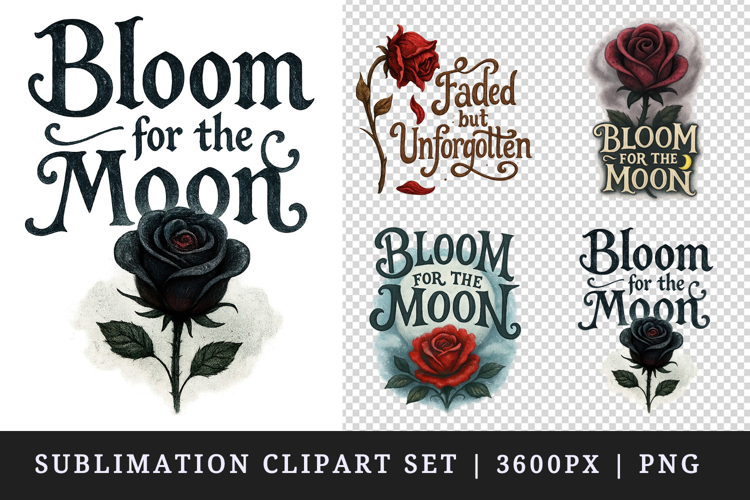 Gothic Quote clipart printable sublimation design png