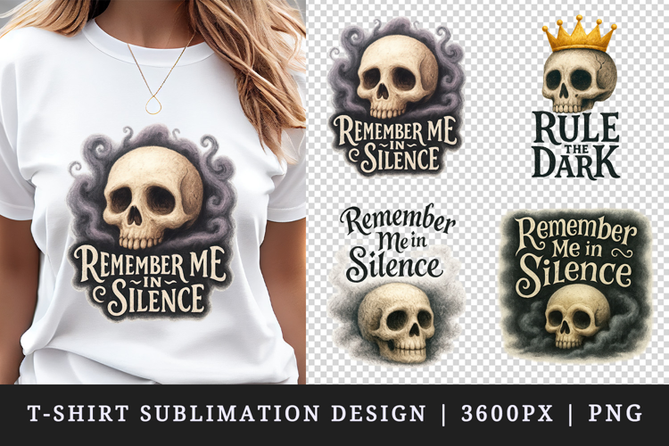 Gothic Quote t-shirt printable sublimation design png
