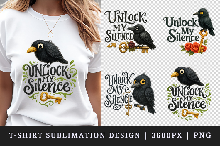 Gothic Quote t-shirt printable sublimation design png
