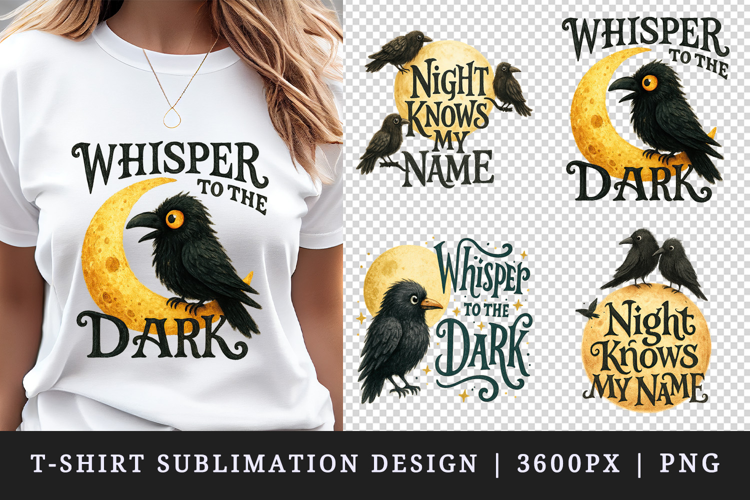 Gothic Quote t-shirt printable sublimation design png
