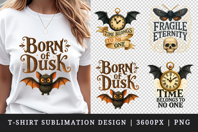 Gothic Quote t-shirt printable sublimation design png