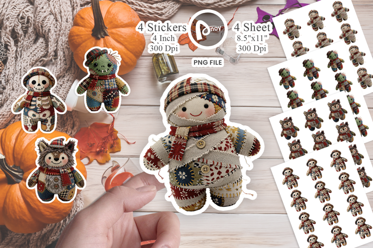 Gothic Monster Dolls Sticker