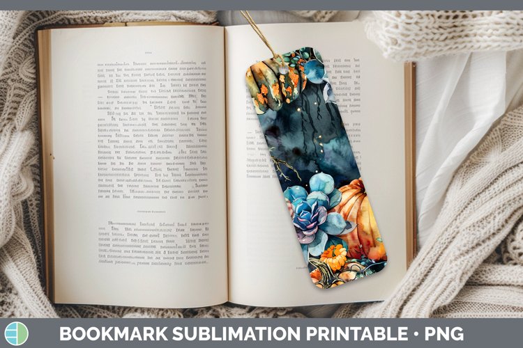 Gothic Succulents Bookmark Sublimation Printable Designs