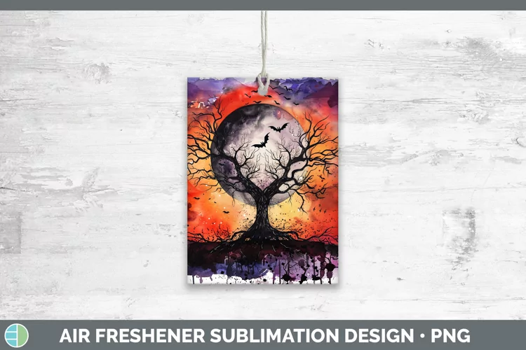 Gothic Tree of Life Air Freshener Sublimation Car Freshener
