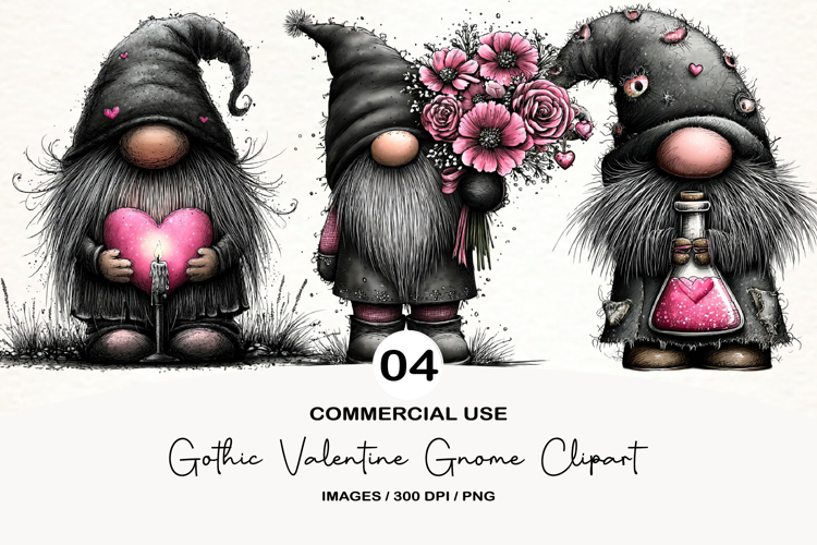 Valentine Gnome Clipart Image 19