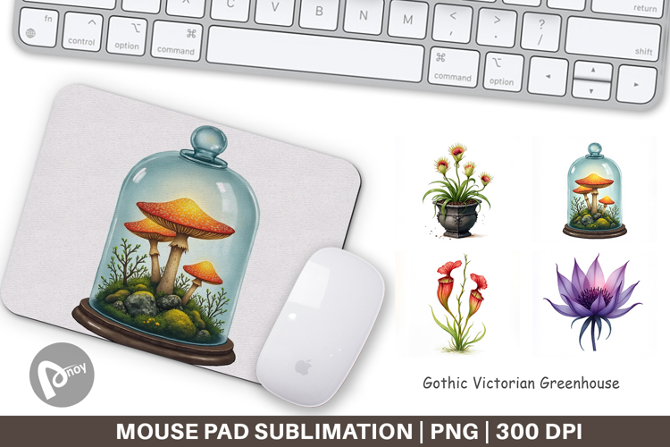 Victorian Greenhouse Mouse Pad