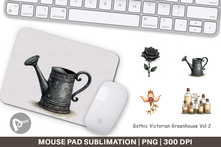 Victorian Greenhouse Mouse Pad