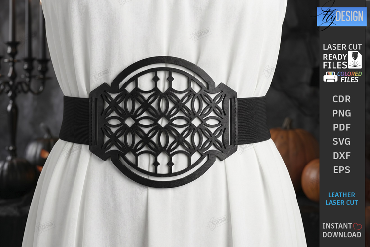 Gothic Waist Belt Laser Cut | Corset Belt | Gothic Accessory