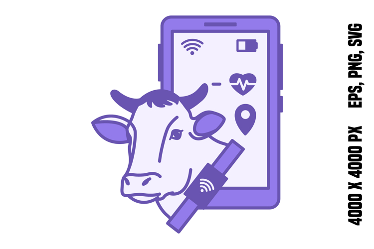 Purple Phone Icon Image 8