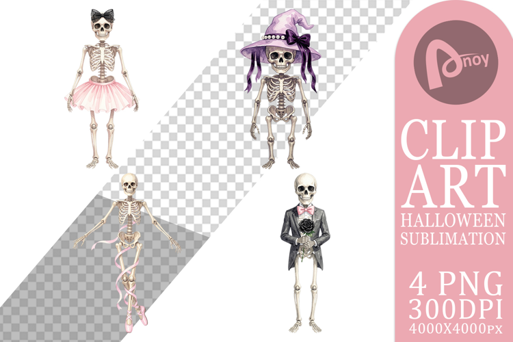 Graceful Coquette Skeleton Sublimation