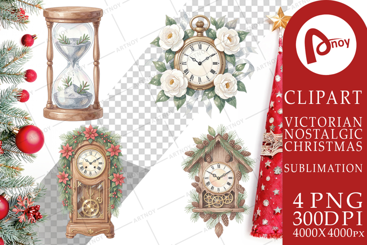 Graceful Winter Timepiece Sublimation