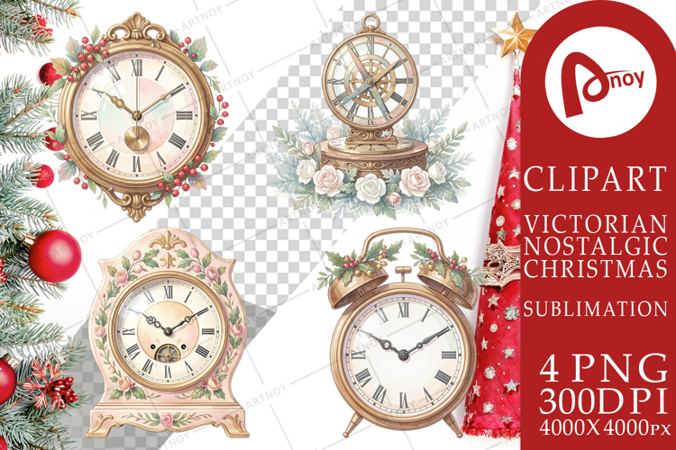 Graceful Winter Timepiece Sublimation