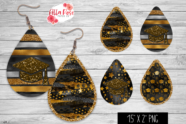 Graduation | 4 Sets of Teardrop Earrings