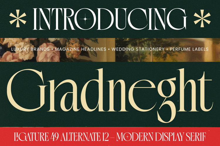 Gradneght - Modern Display Serif