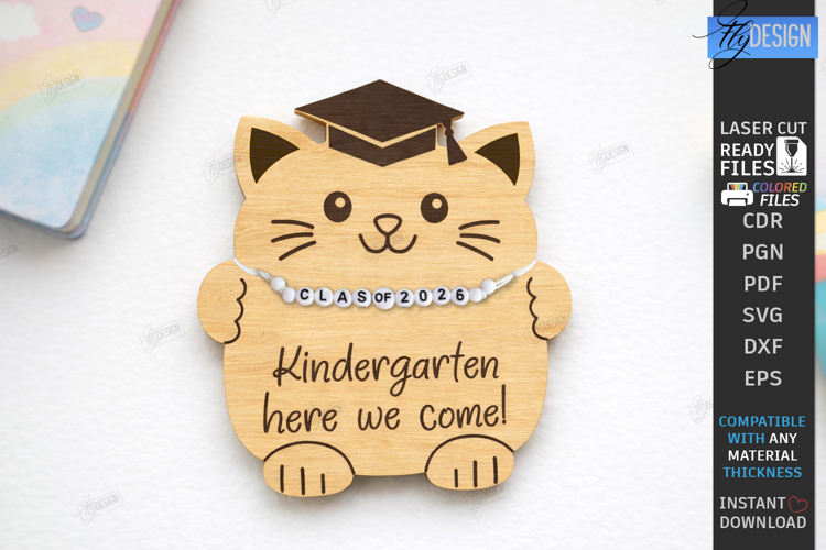Graduation Bracelet Holder Laser Cut | Kids Laser | Cute SVG