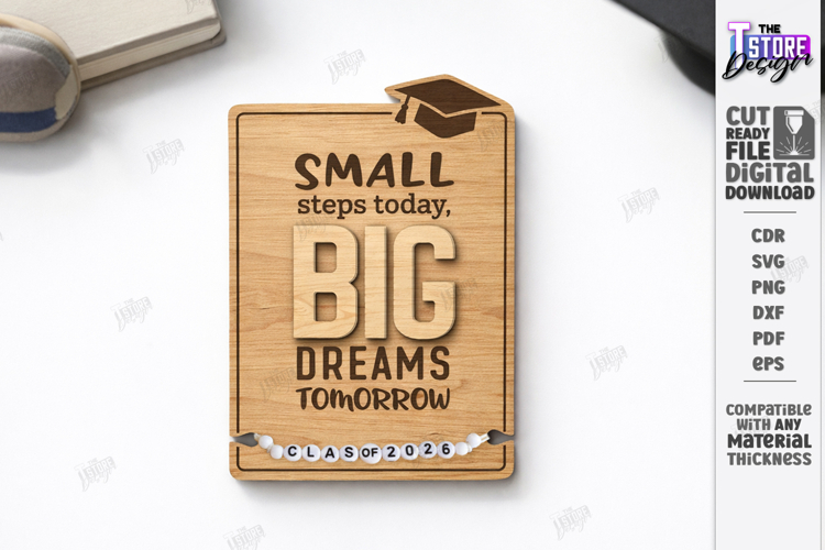 Graduation Bracelet Holder Laser Cut | Grad 2026 | Gift Idea