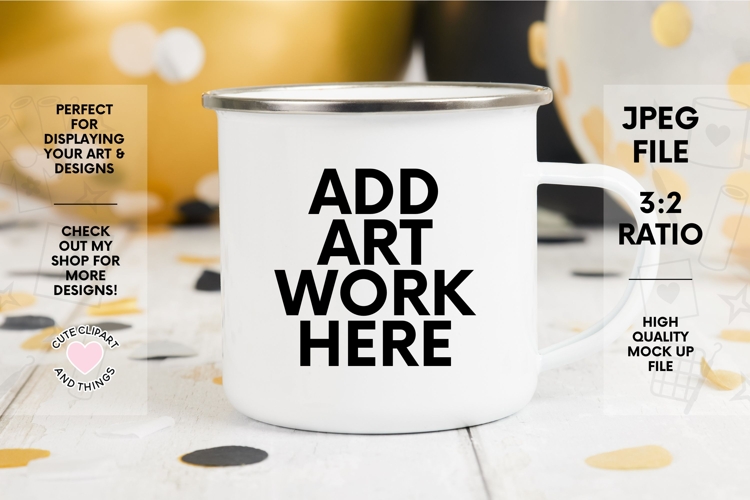 Graduation Mug Mock Up | Celebration Camping Mug Mock Up