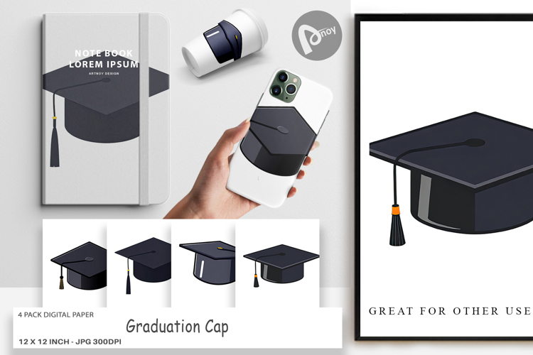 Graduation Cap Clipart Image 20