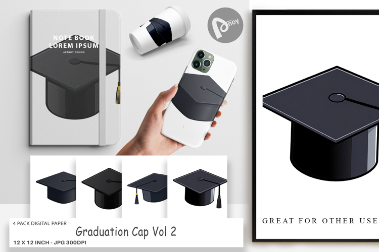 Graduation Cap Clipart Image 19