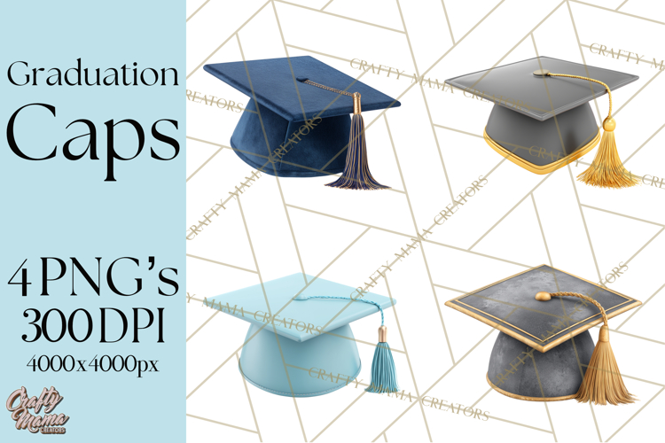 Graduation Cap Clipart PNG, Classic Graduation Hat Tassel