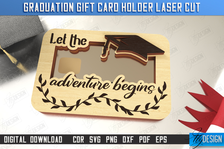 Graduation Money Card Holder | Grad 2025 | Graduation Gift example image 1