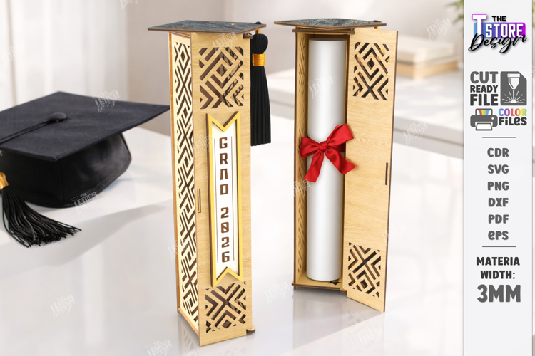 Graduation Memory Box Laser Cut | Storage Box | Grad 2026