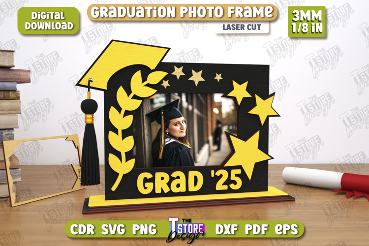 Graduation Photo Frame | Tabletop Photo Frame | Grad 2025