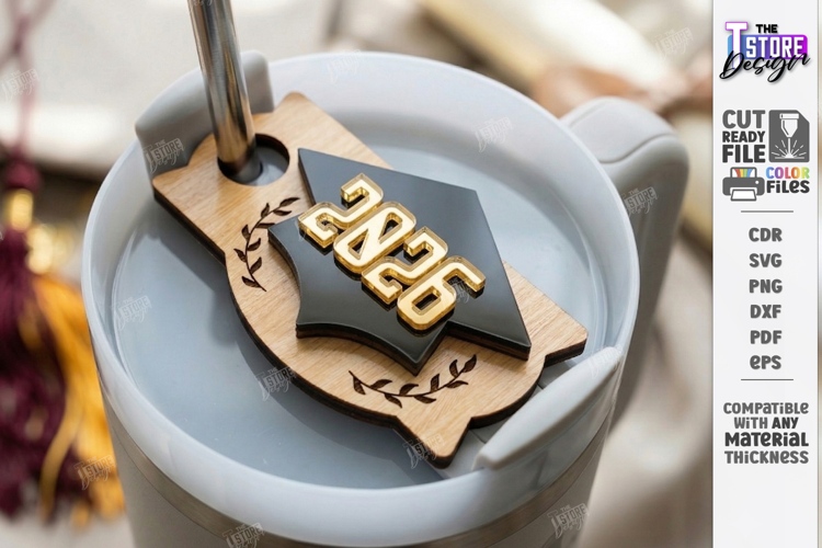 Graduation Stanley Topper Laser Cut | 3D Laser Cut Files