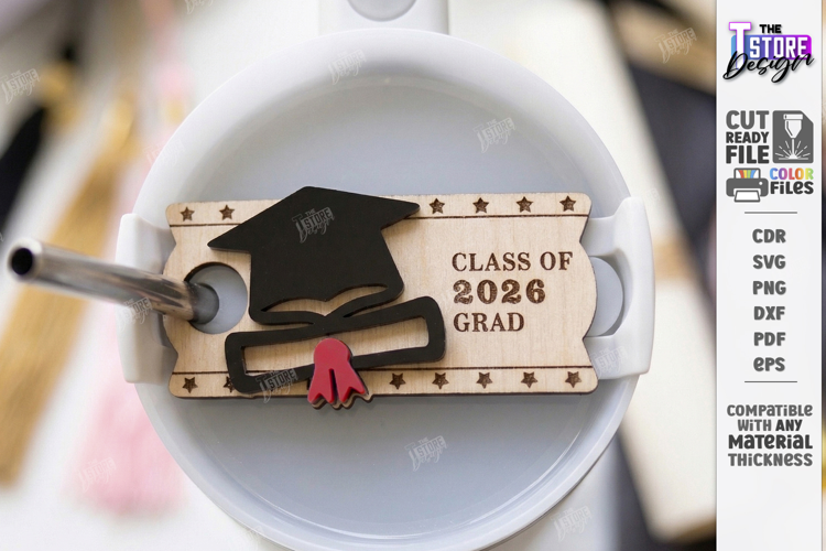 Graduation Stanley Topper Laser Cut | 3D Laser Cut Files