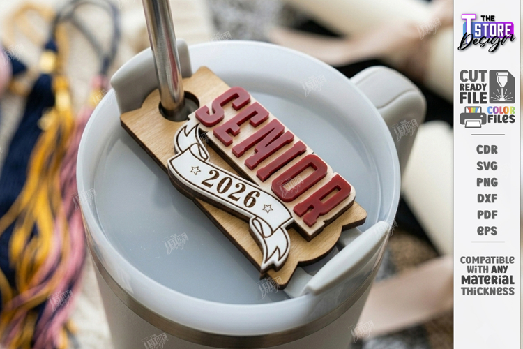 Graduation Stanley Topper Laser Cut | 3D Laser Cut Files