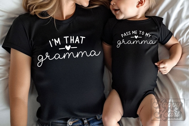 Pass Me To Gramma Im That Gramma Bundle SVG PNG Mothers Day