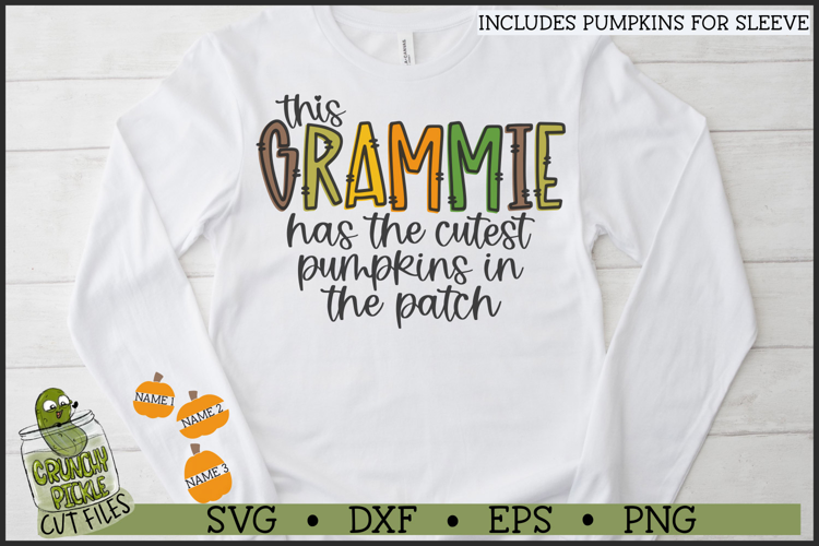 Grammie Pumpkin Patch SVG File