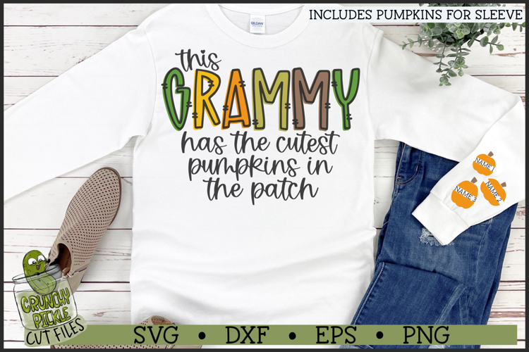 Grammy Pumpkin Patch SVG File