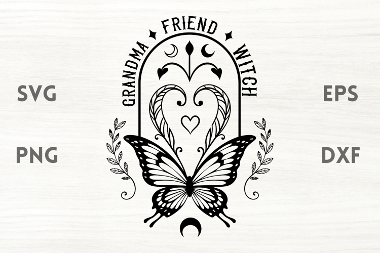 Grandma Friend Witch Quote SVG
